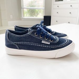 Steven Ella Navy Denim Classic Sneakers for Boys JWK-10